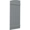 Ekena Millwork Americraft 6-Board (2 Batten) Wood Joined Board-n-Batten Shutters w/Ellipt Top, ARW101BE621X77CHH, PR ARW101BE621X77CHH - alternate 4